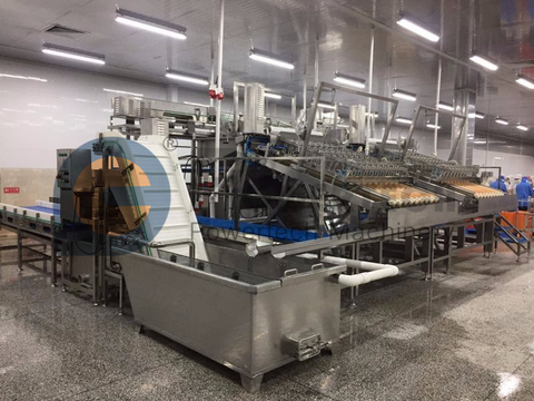 Высокоэффективная высокодоходная автоматическая производственная линия по очистке креветок