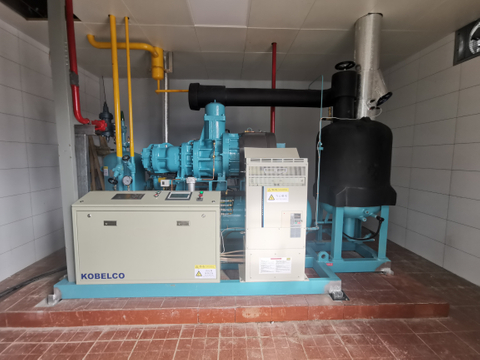 Сборные пищевые продукты высокой производительности и энергосбережения Холодильная система Kobelco