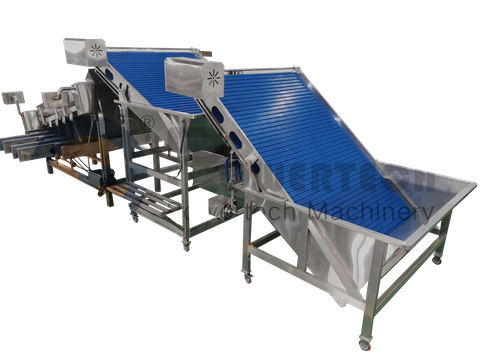 Удобная машина для сортировки креветок